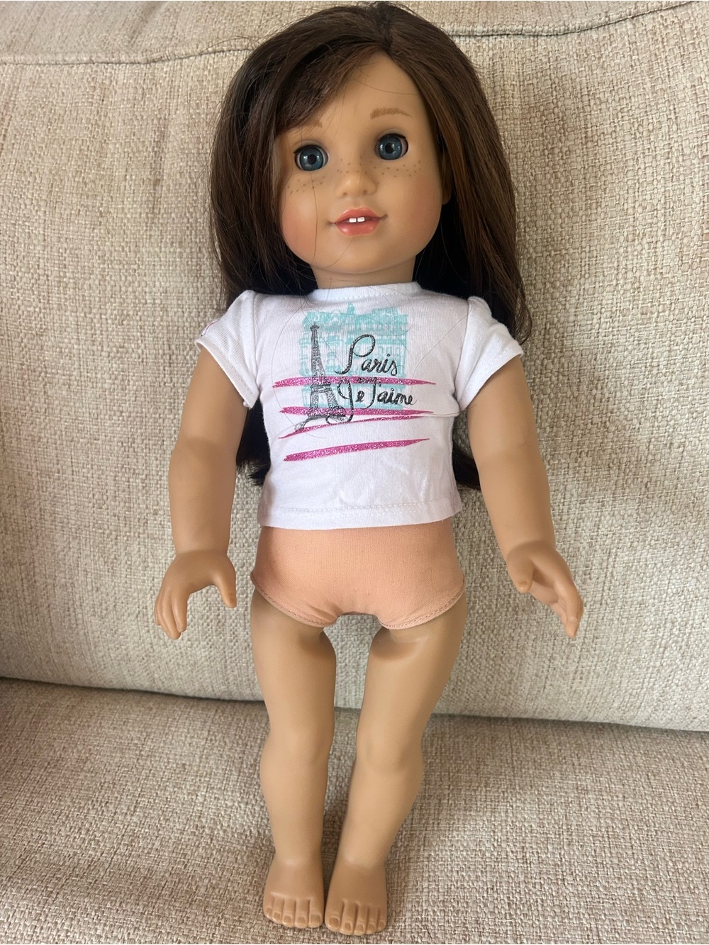American Girl Doll GOTY Grace Thomas with White Paris Tee